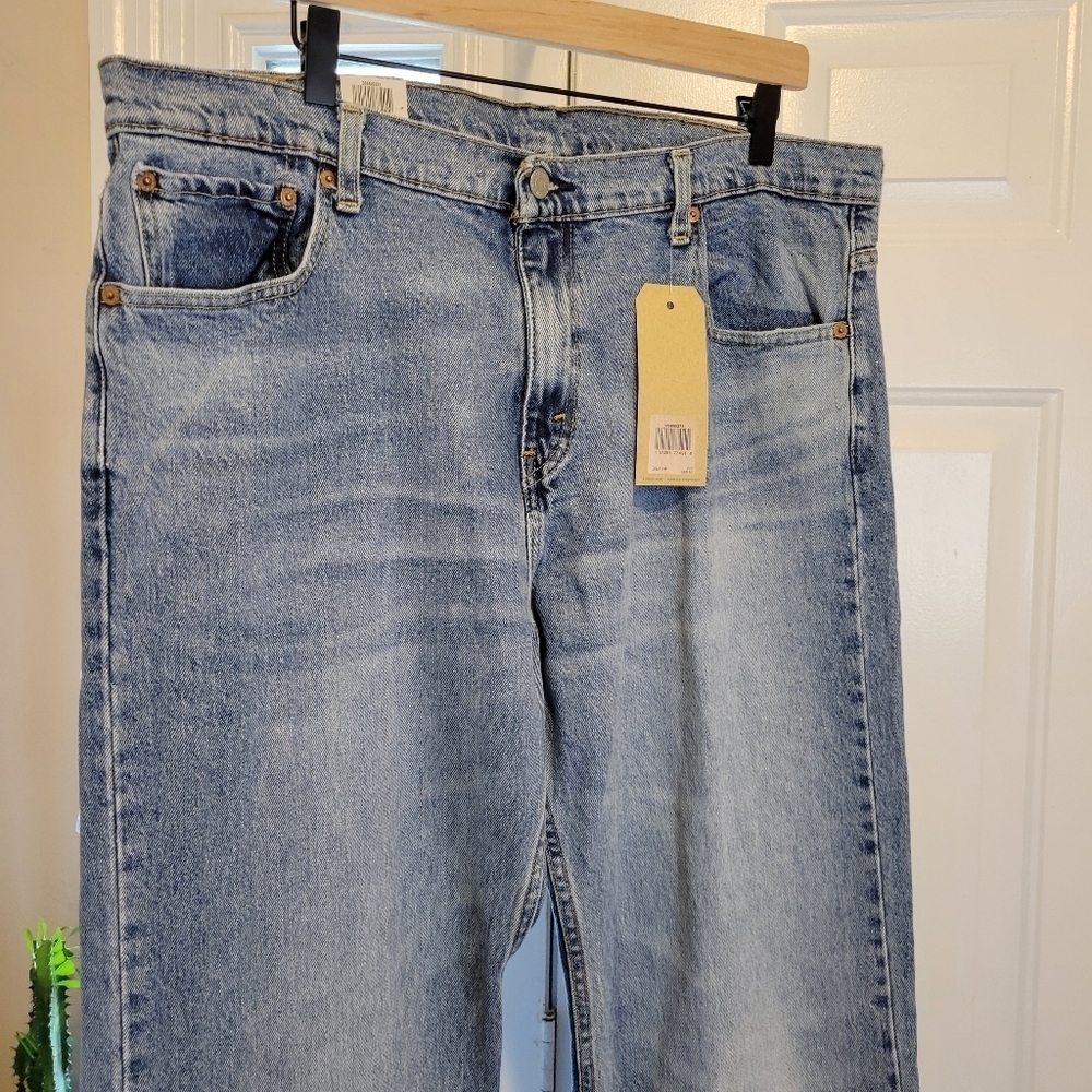 NWT Levi's 569 Loose Straight Blue Jeans, Size 36×36 - Picture 2 of 10